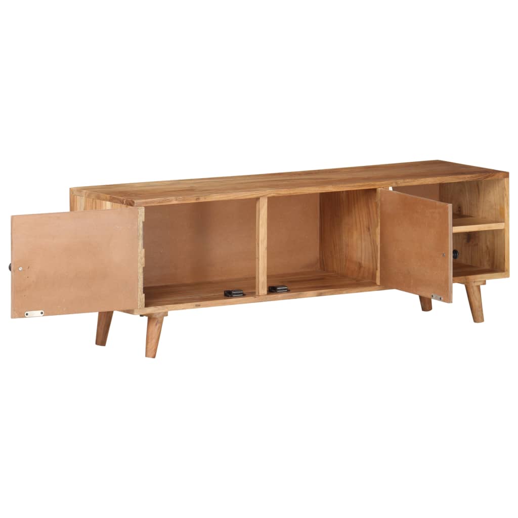 vidaXL TV-Schrank 115x30x39 cm Massivholz Akazie