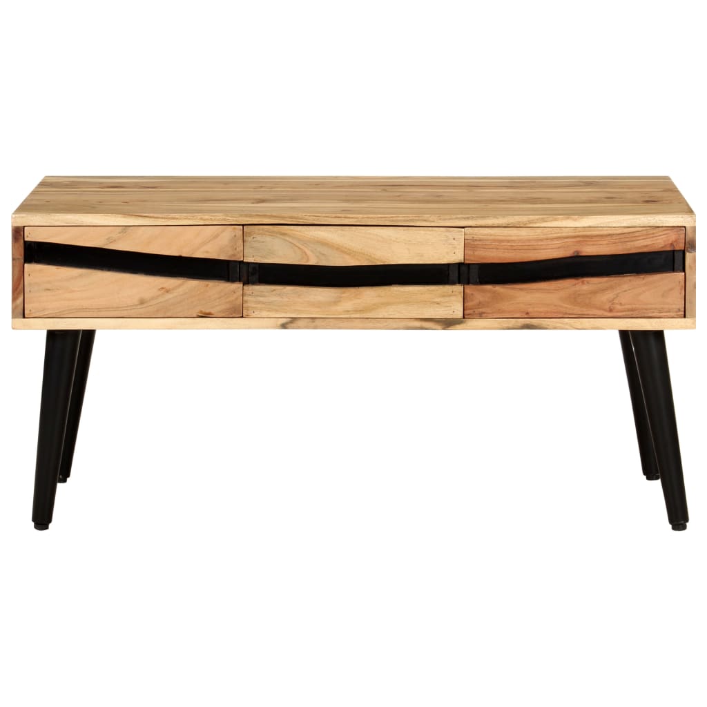 vidaXL Couchtisch 88x50x42 cm Akazie Massivholz