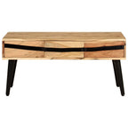 vidaXL Couchtisch 88x50x42 cm Akazie Massivholz