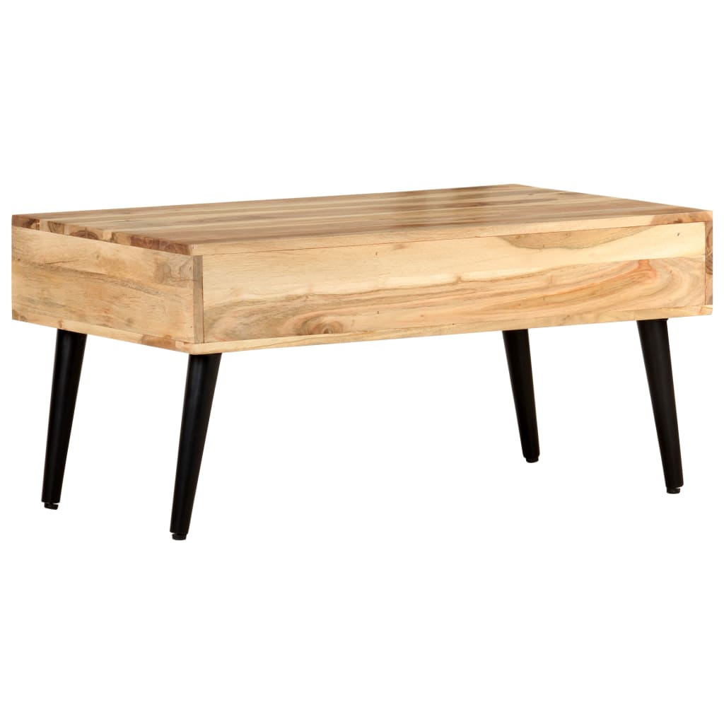 vidaXL Couchtisch 88x50x42 cm Akazie Massivholz