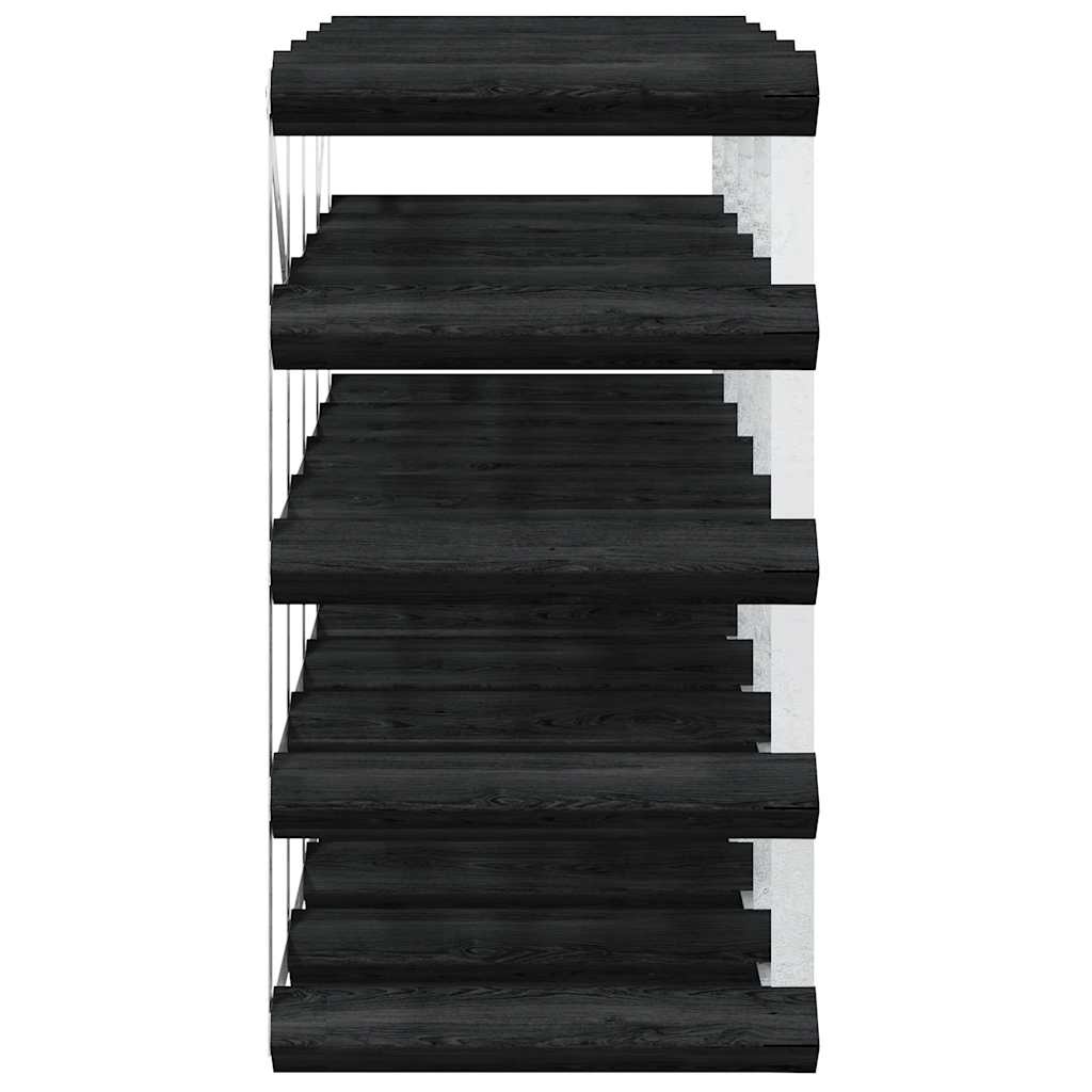 vidaXL Weinregal für 20 Flaschen Schwarz Massivholz Kiefer