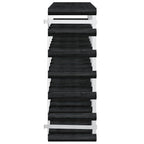 vidaXL Weinregal für 42 Flaschen Schwarz Massivholz Kiefer