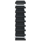 vidaXL Weinregal für 72 Flaschen Schwarz Massivholz Kiefer