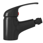vidaXL Badezimmer Bidet Mischbatterie Schwarz 13x12 cm