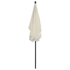 vidaXL Sonnenschirm mit Mast 210x140 cm Sandfarben
