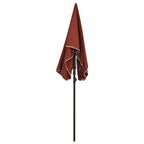 vidaXL Sonnenschirm mit Mast 200x130 cm Terrakottarot
