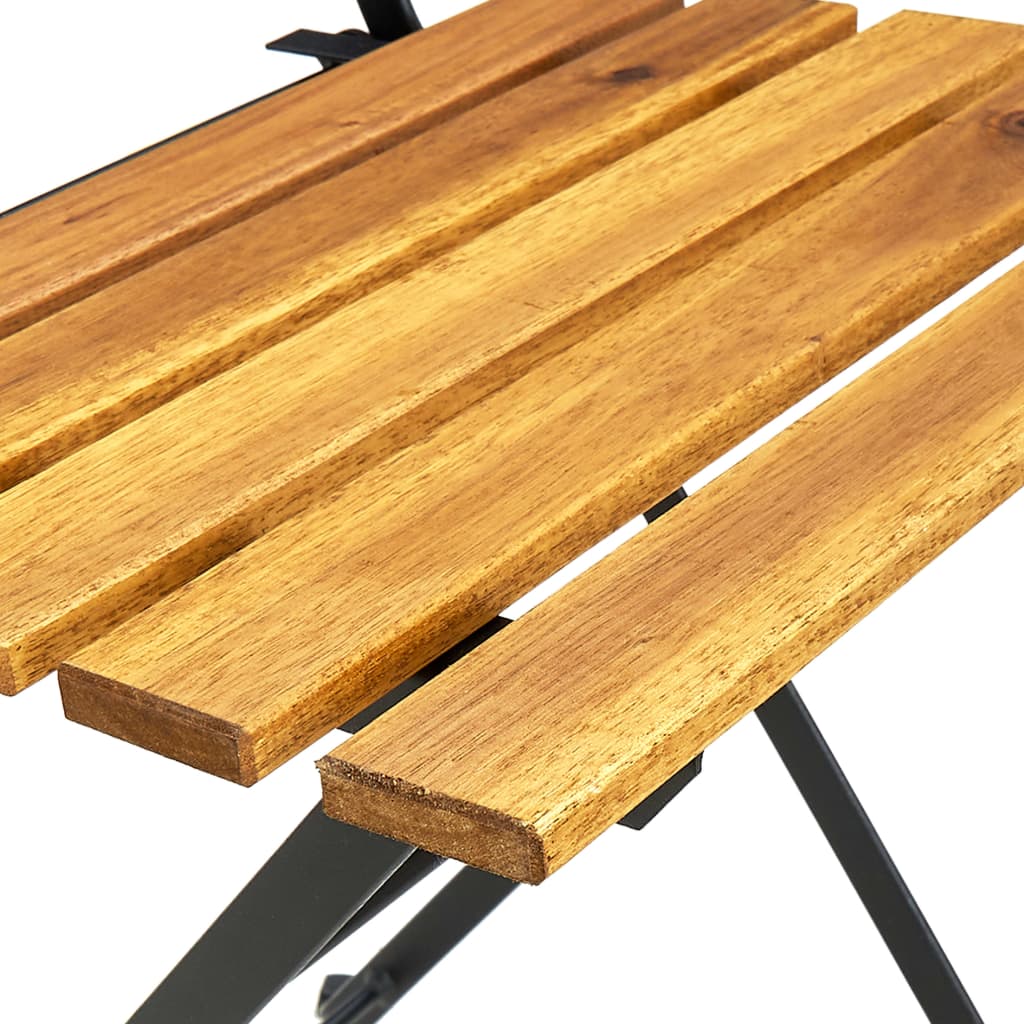 vidaXL 5-tlg. Garten-Essgruppe Klappbar Akazie Massivholz