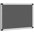vidaXL Teleskop-Fliegengitter für Fenster Weiß (100-193)x75 cm