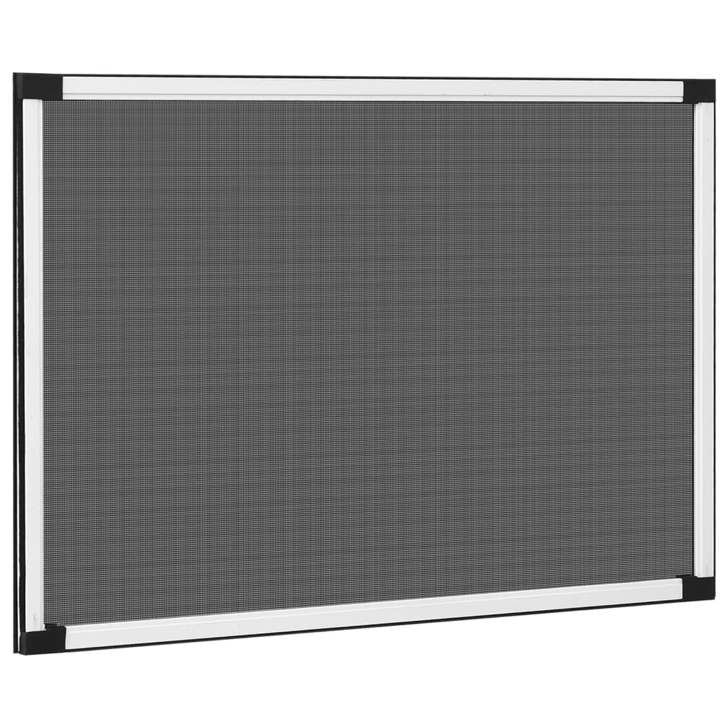 vidaXL Teleskop-Fliegengitter für Fenster Weiß (100-193)x75 cm
