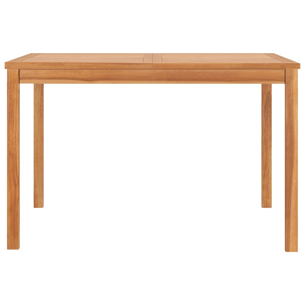 vidaXL Garten-Esstisch 120x120x77 cm Teak Massivholz