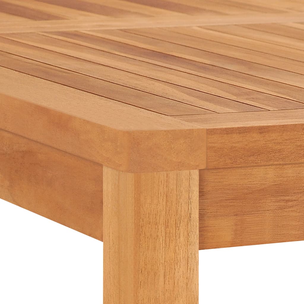 vidaXL Garten-Esstisch 120x120x77 cm Teak Massivholz