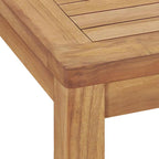 vidaXL Garten-Esstisch 140x80x77 cm Massivholz Teak