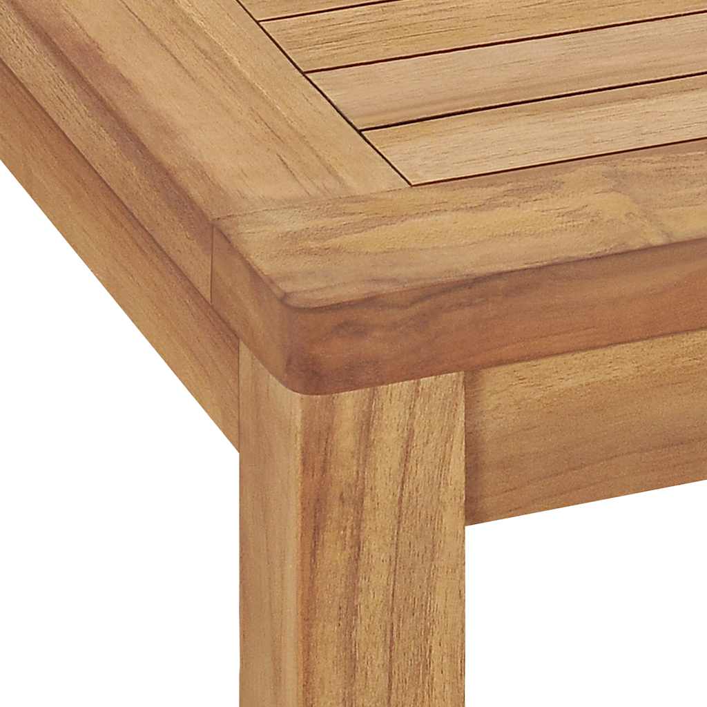 vidaXL Garten-Esstisch 140x80x77 cm Massivholz Teak