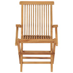 vidaXL Klappbare Gartenstühle 3 Stk. Massivholz Teak