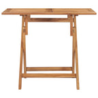 vidaXL Klappbarer Garten-Esstisch 90x60x75 cm Massivholz Teak