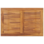 vidaXL Klappbarer Garten-Esstisch 90x60x75 cm Massivholz Teak
