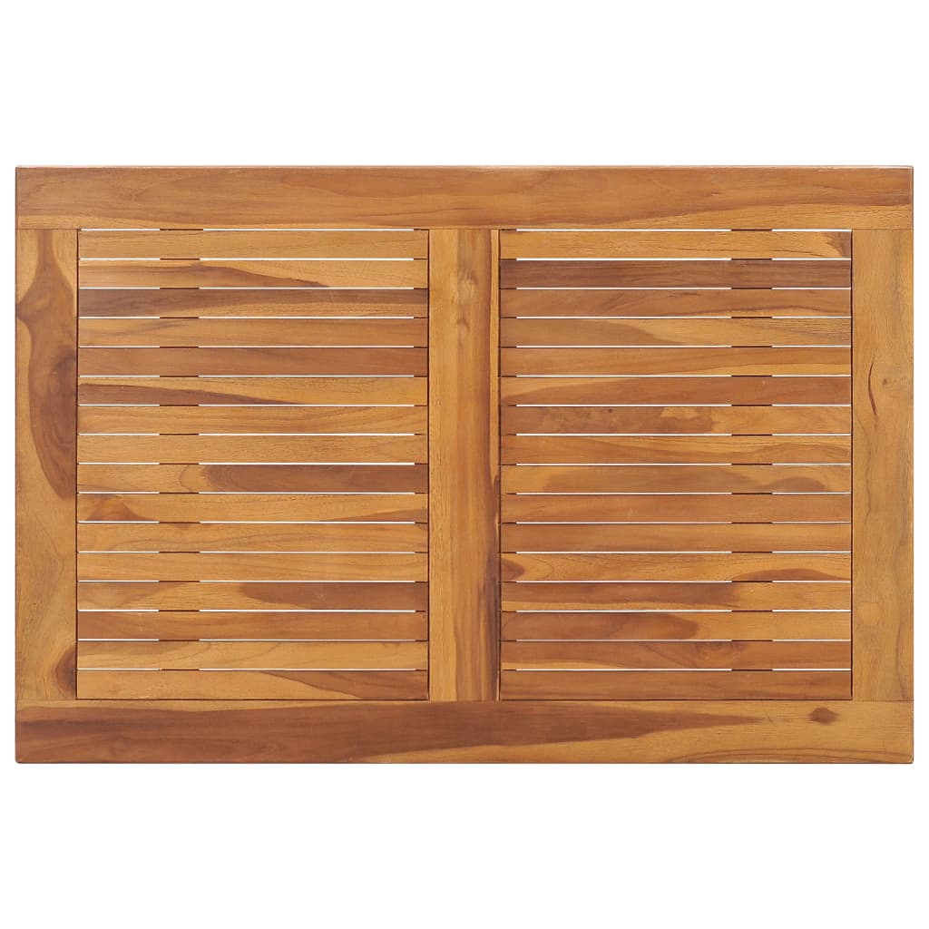 vidaXL Klappbarer Garten-Esstisch 90x60x75 cm Massivholz Teak