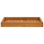 vidaXL Serviertablett 60x35 cm Massivholz Teak