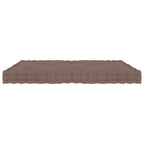 vidaXL Paletten-Bodenkissen Taupe 73x40x7 cm Baumwolle