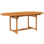 vidaXL 5-tlg. Garten-Essgruppe Massivholz Akazie 150-200 cm