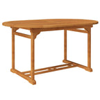 vidaXL 5-tlg. Garten-Essgruppe Massivholz Akazie 150-200 cm