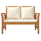 vidaXL 4-tlg. Garten-Lounge-Set mit Kissen Massivholz Akazie