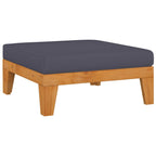 vidaXL 7-tlg. Garten-Lounge-Set mit Kissen Akazie Massivholz