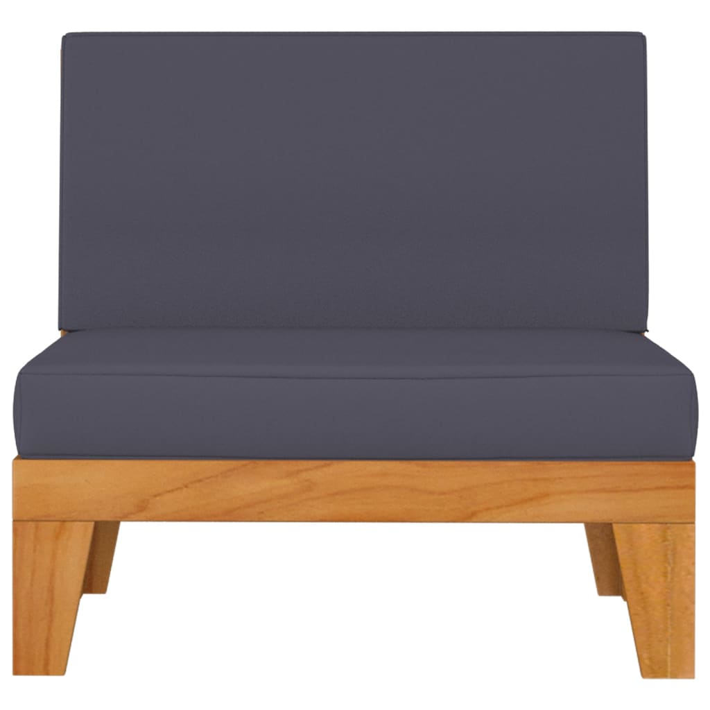 vidaXL 6-tlg. Garten-Lounge-Set mit Kissen Akazie Massivholz
