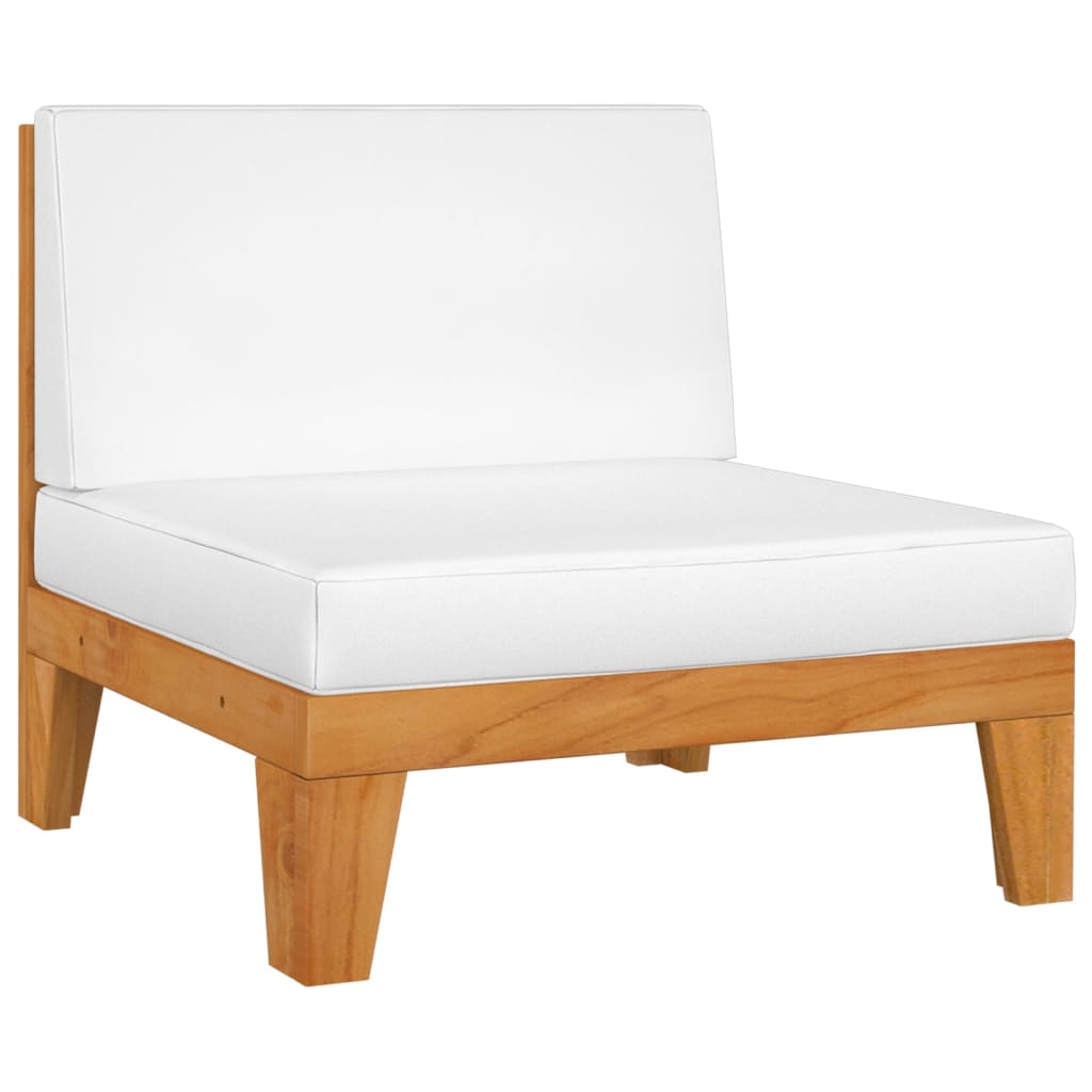 vidaXL 11-tlg. Garten-Lounge-Set mit Kissen Massivholz Akazie