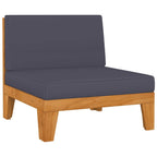 vidaXL 11-tlg. Garten-Lounge-Set mit Kissen Akazie Massivholz