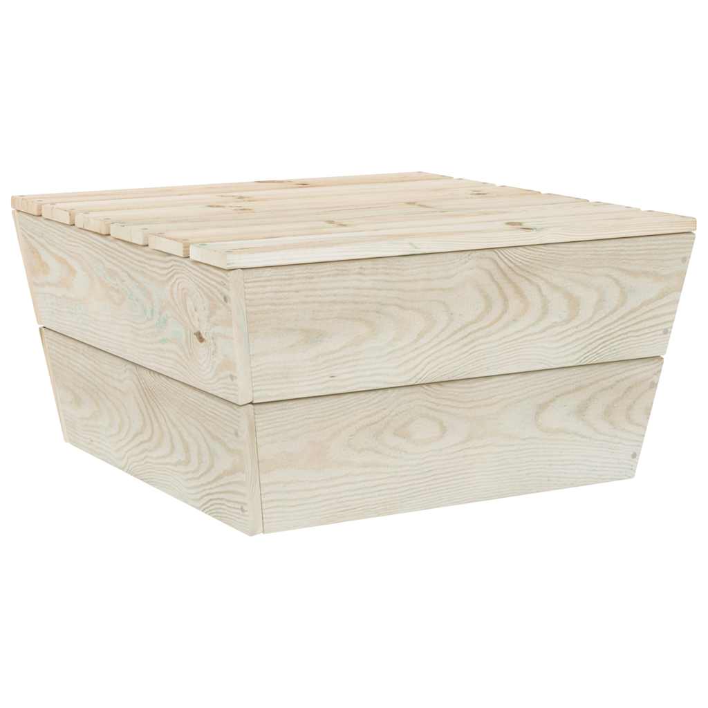 vidaXL Gartentisch 60x60x30 cm Fichtenholz Imprägniert