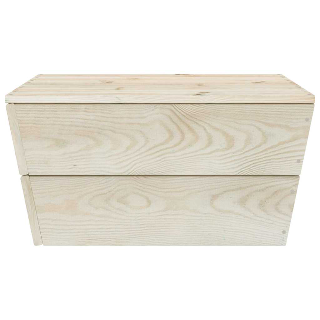 vidaXL Gartentisch 60x60x30 cm Fichtenholz Imprägniert
