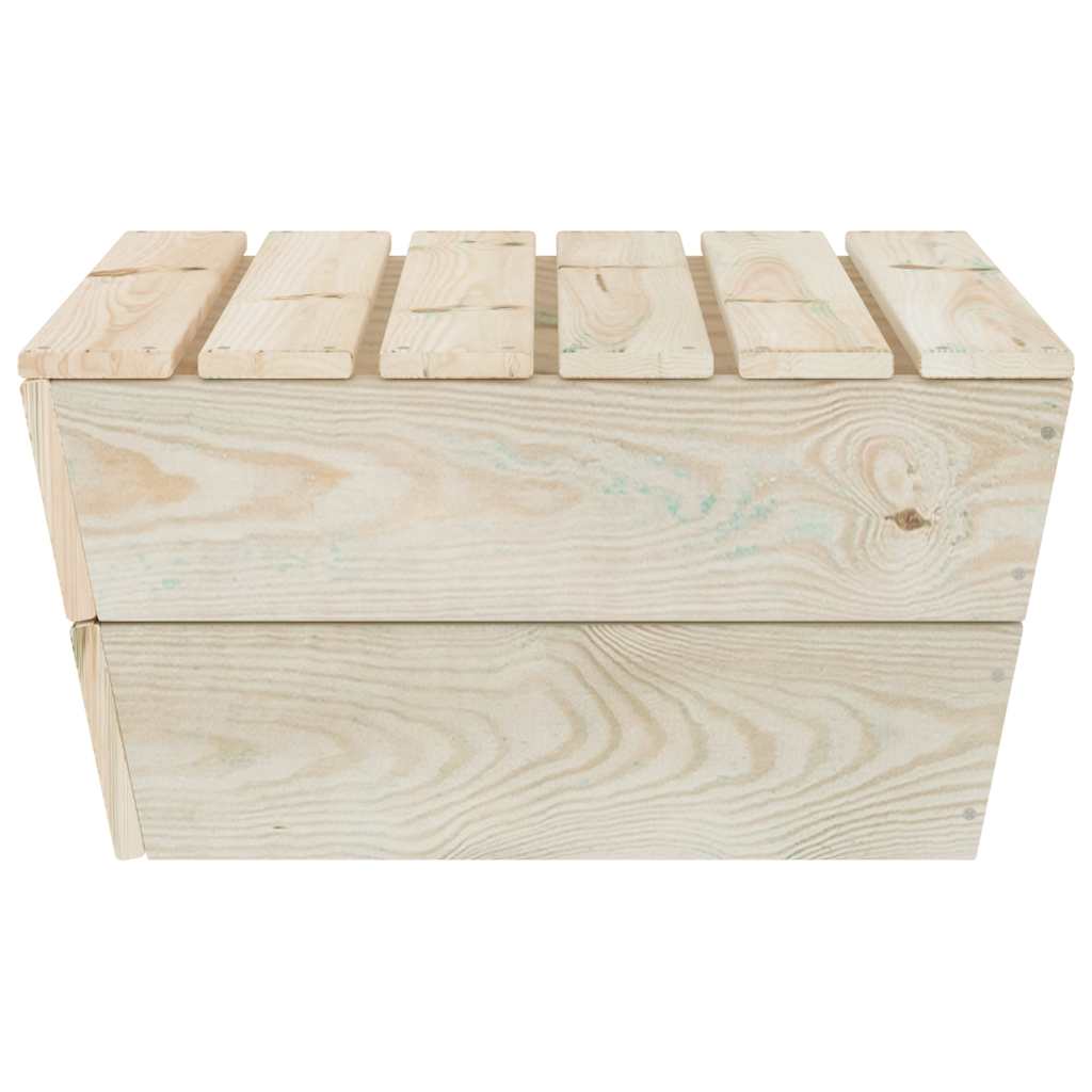 vidaXL Gartentisch 60x60x30 cm Fichtenholz Imprägniert