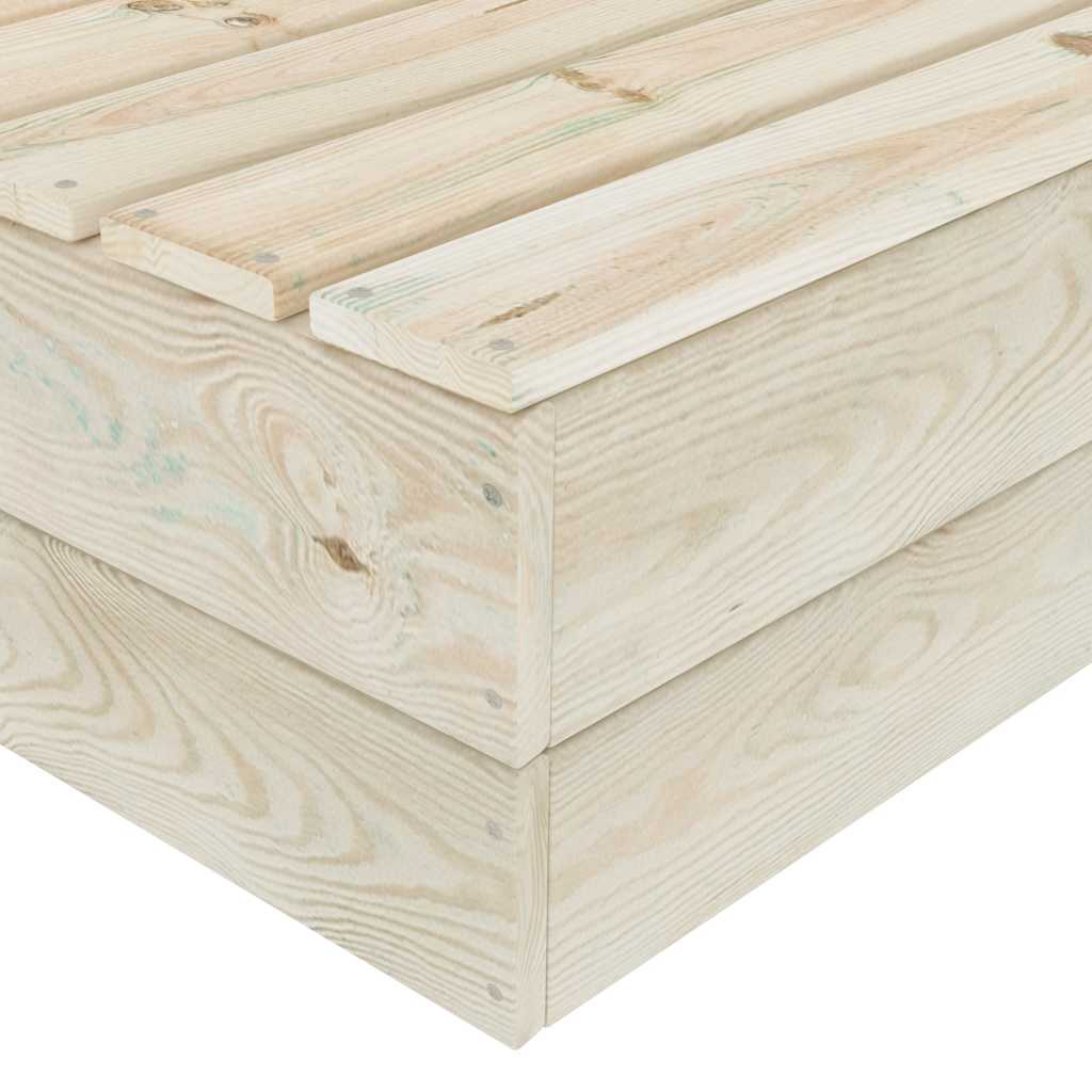 vidaXL Gartentische 2 Stk. 60x60x30 cm Imprägniertes Fichtenholz