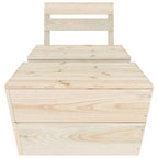 vidaXL 2-tlg. Garten-Lounge-Set Imprägniertes Fichtenholz