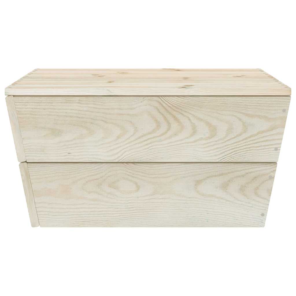 vidaXL 2-tlg. Garten-Lounge-Set Imprägniertes Fichtenholz
