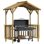 vidaXL Grillpavillon Kiefernholz Imprägniert 163,5x93x210 cm