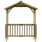 vidaXL Grillpavillon Kiefernholz Imprägniert 163,5x93x210 cm