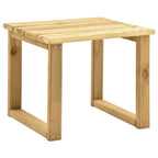 vidaXL Garten-Sonnenliege mit Tisch Kiefernholz Imprägniert