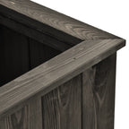 vidaXL Hochbeet Dunkelgrau 74x32x30 cm Kiefer Massivholz