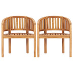 vidaXL 5-tlg. Garten-Lounge-Set Massivholz Teak