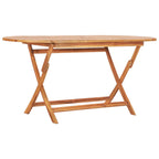 vidaXL 7-tlg. Garten-Essgruppe Klappbar Massivholz Teak