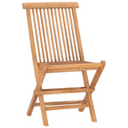 vidaXL 9-tlg. Garten-Essgruppe Klappbar Massivholz Teak