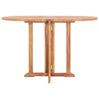 vidaXL 5-tlg. Garten-Essgruppe Klappbar Massivholz Teak