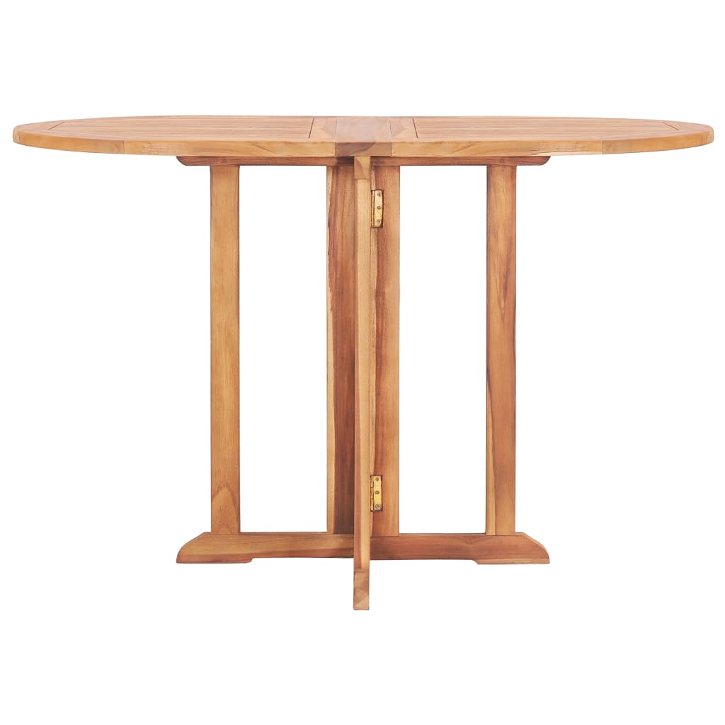 vidaXL 5-tlg. Garten-Essgruppe Klappbar Massivholz Teak