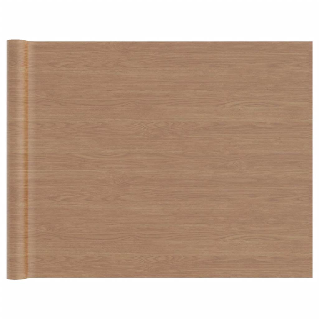 vidaXL Selbstklebende Möbelfolie Helle Eiche 500x90 cm PVC