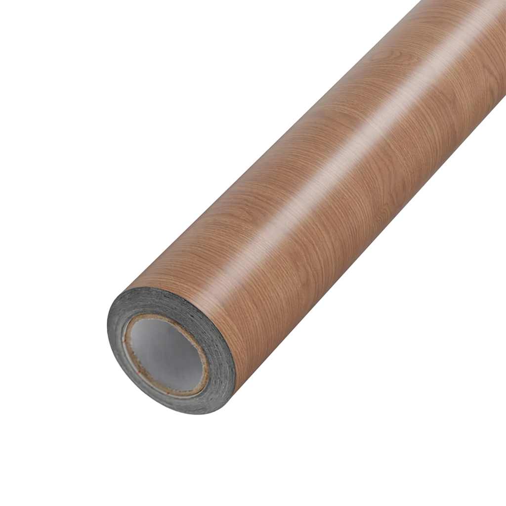 vidaXL Selbstklebende Möbelfolie Helle Eiche 500x90 cm PVC