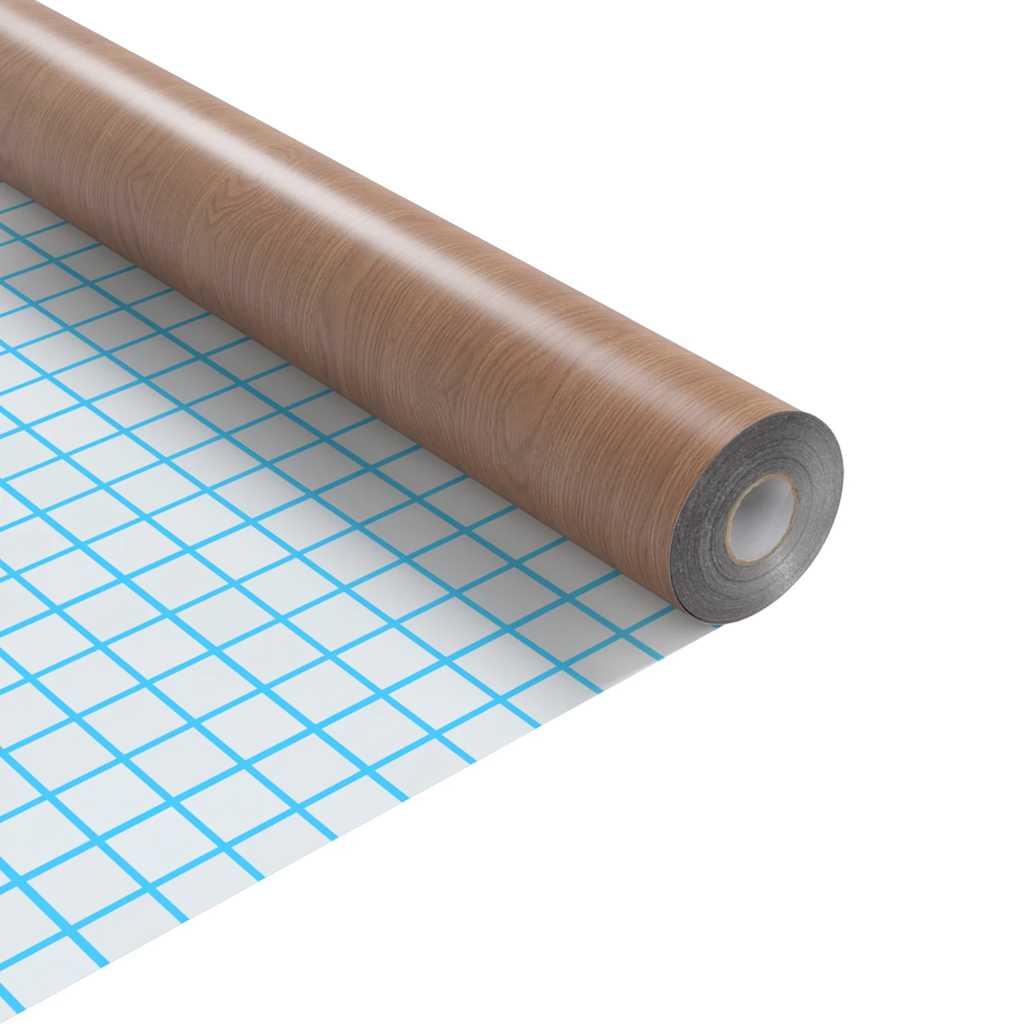 vidaXL Selbstklebende Möbelfolie Helle Eiche 500x90 cm PVC