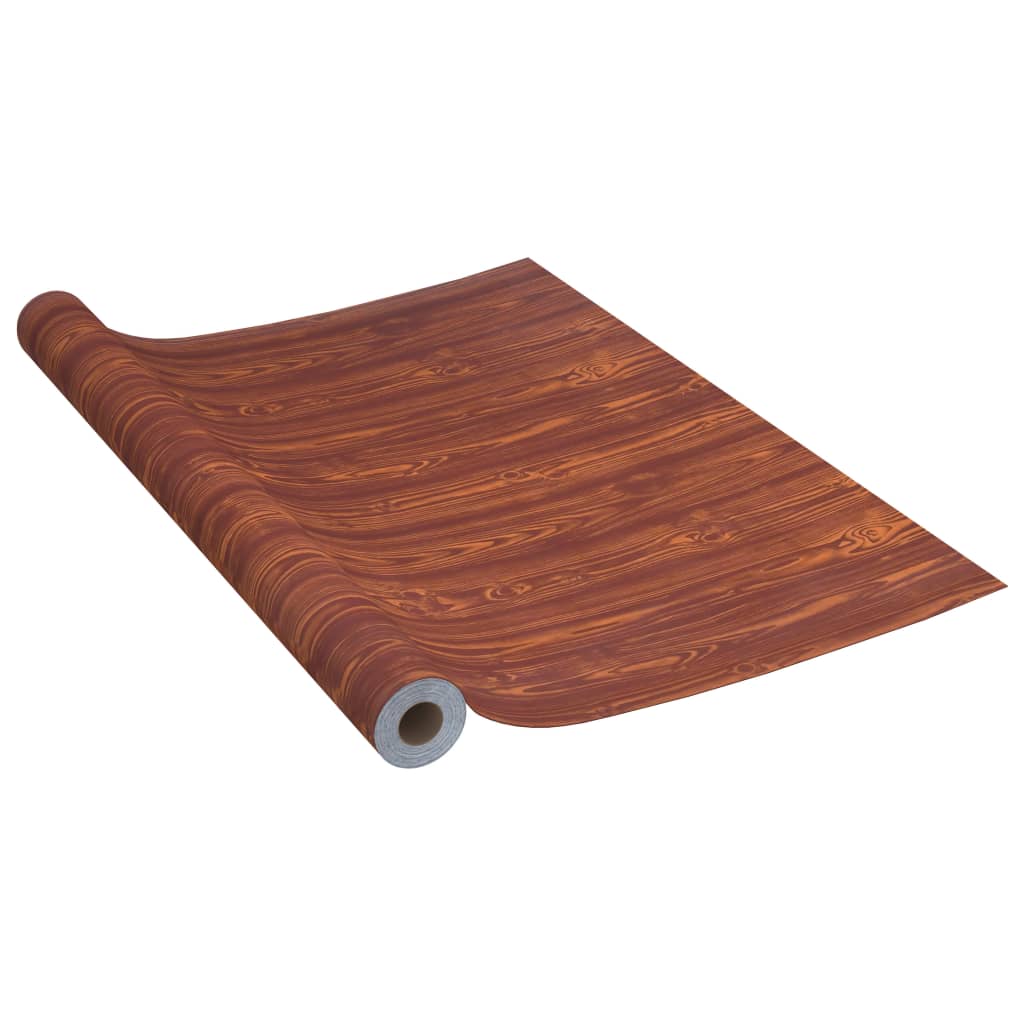 vidaXL Selbstklebende Möbelfolie Akazie 500x90 cm PVC
