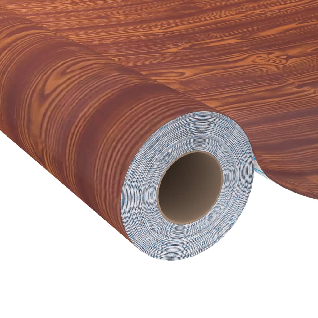 vidaXL Selbstklebende Möbelfolie Akazie 500x90 cm PVC